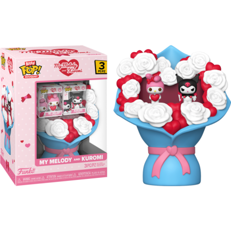 Funko Bitty POP Ramo de Flores My Melody y Kuromi