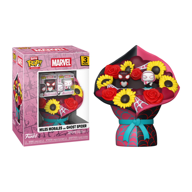Funko Bitty POP Ramo de Flores Miles Morales y Ghost Spider