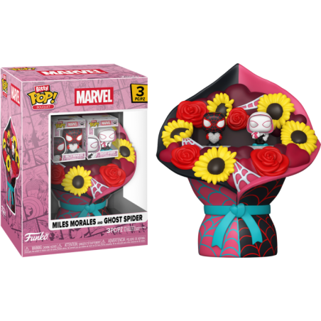 Funko Bitty POP Ramo de Flores Miles Morales y Ghost Spider