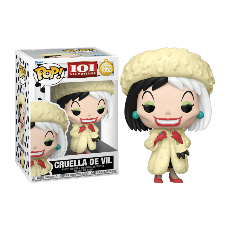 Funko POP Cruella de Vil 1663 101 Dálmatas