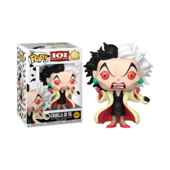 Funko POP Cruella de Vil 1663 101 Dálmatas CHASE