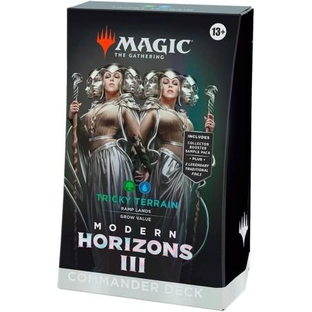 Mazo Tricky Terrain Modern Horizons 3 Inglés Magic The Gathering