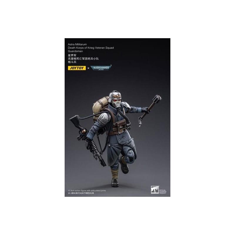 Warhammer 40k Figura 1/18 Astra Militarum Death Korps of Krieg Veteran Squad Guardsman 11 cm