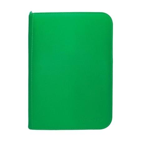 Carpeta con cremallera 4 bolsillos PRO-Binder Zippered Verde Ultra Pro