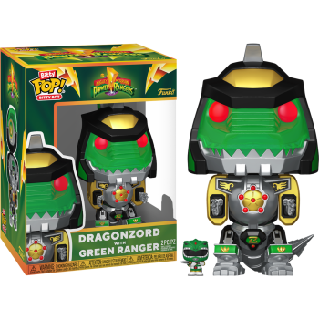 Funko POP Bitty Bots Dragonzord with Green Ranger…