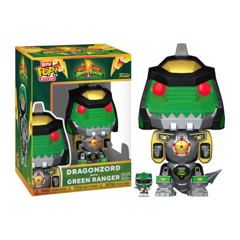 Funko POP Bitty Bots Dragonzord with Green Ranger Power Rangers