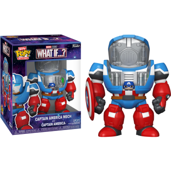 Funko POP Bitty Bots Captain America Mecha with…
