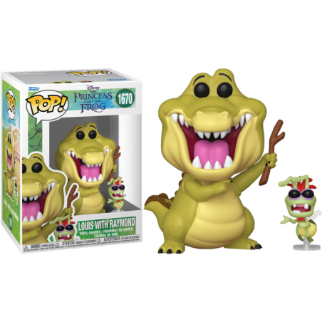 Funko POP Louis y Raymond 1670 Tiana y el sapo
