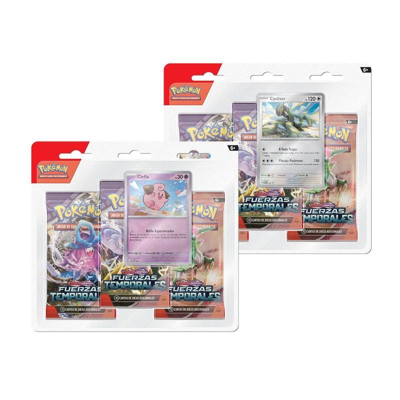 Pokemon TCG Scarlet & Violet Temporal Forces 3-Pack Blister Español