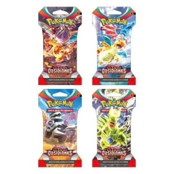 Sobre Emblistado Llamas Obsidianas Español Pokémon