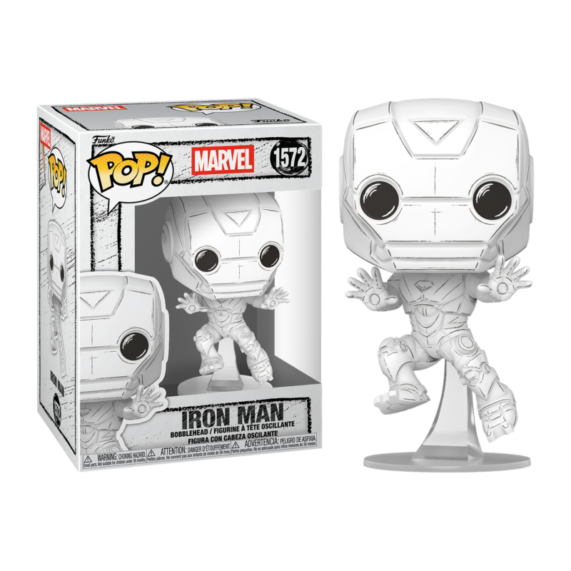 Funko POP Iron Man Sketched 1572 Marvel
