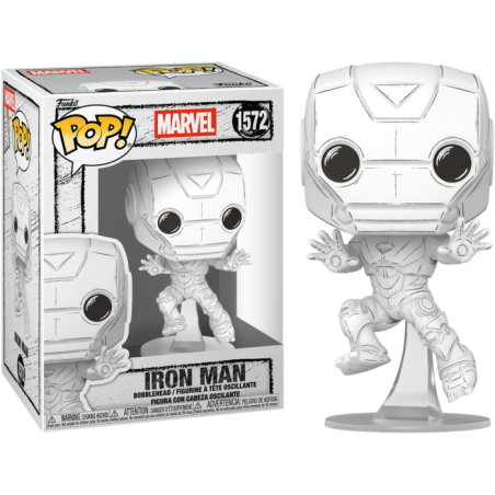 Funko POP Iron Man Sketched 1572 Marvel