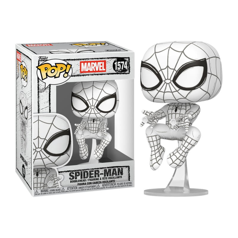Funko POP Spider-Man Sketched 1574 Marvel