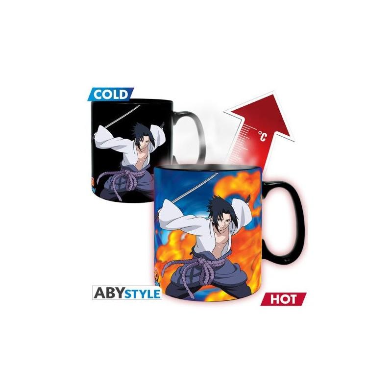 Taza Termica Naruto vs Sasuke 460ml