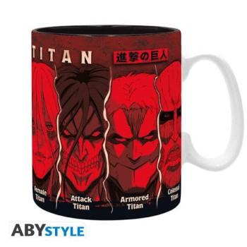 Taza Ataque A Los Titanes 460ml