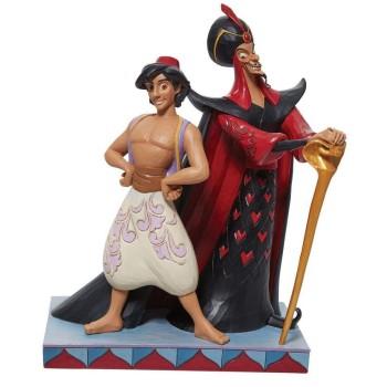 Figura Enesco Aladdín Y Jafar 24cm