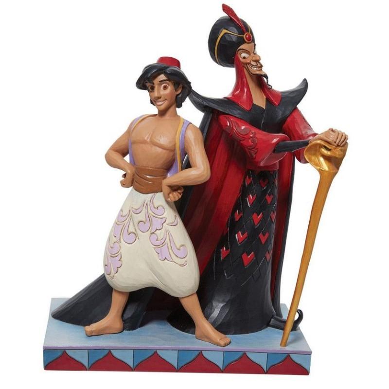 Figura Enesco Aladdín Y Jafar 24cm