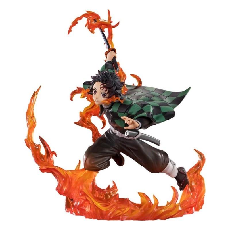 Demon Slayer: Kimetsu no Yaiba Figuarts ZERO PVC Statue Kamado Tanjiro (Kyojuro Rengoku's Sword Guard Ver.) 19 cm