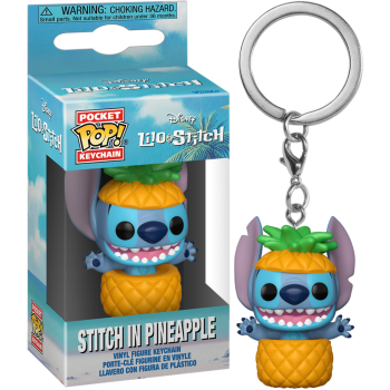 Llavero Funko POP Stitch dentro de una Piña