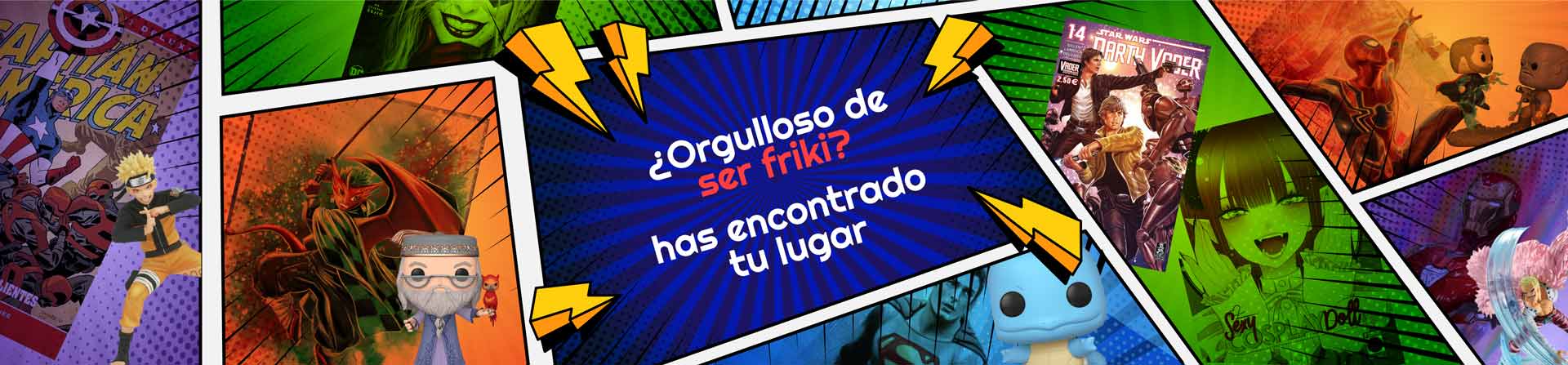 ¿Orgulloso de ser friki? ¡has encontrado tu lugar!